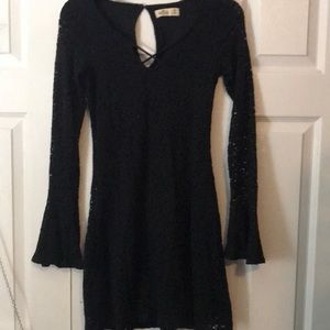 Hollister dress black lace